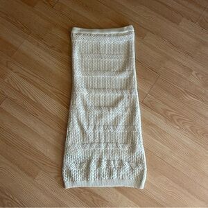 Freshmen 1996 Beige Crochet Lined Skirt Medium